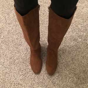 Universal Thread Tan Suede Boots - NEVER WORN!!!